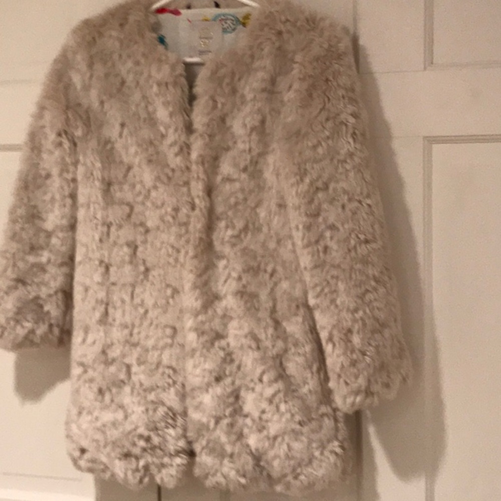 Mini Boden  limited edition faux fur coat